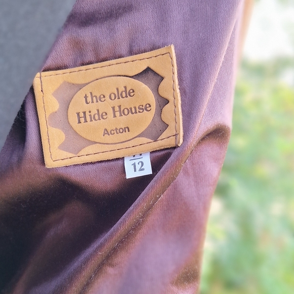 (10/12) Vintage Suede Leather Skirt & Jacket Set , The Olde Hide House , 2PCS - Picture 7 of 17